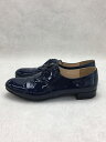 【中古】PRADA◆ドレスシューズ/38/NVY/エナメル【シューズ】