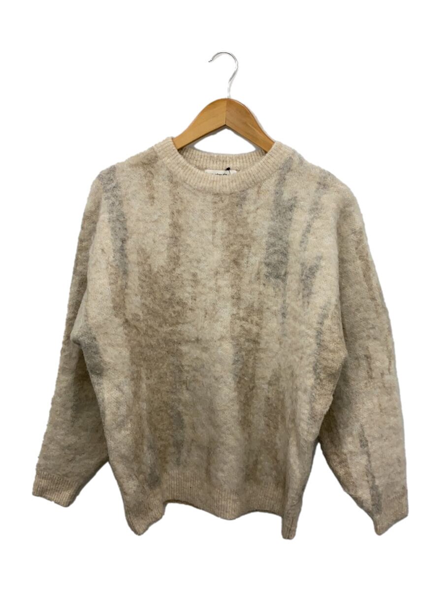 【中古】MONKEY TIME◆ニット・セーター(厚手)/M/ポリエステル/CRM/総柄/8313-699-0213//【メンズウェア】(4.0)