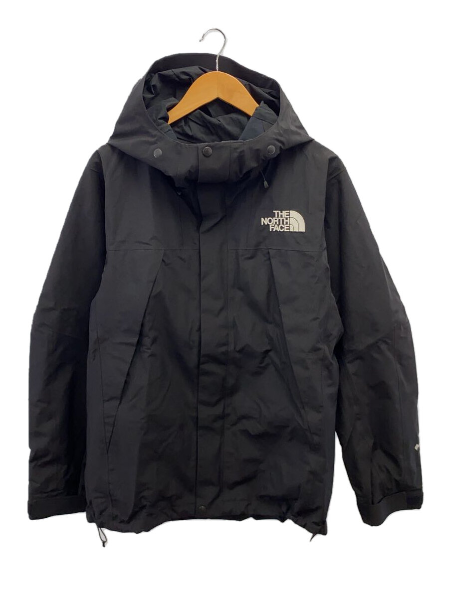 【中古】THE NORTH FACE◆MOUNTAIN JACKET_マウンテンジャケット/L/ナイロン/BLK/無地【メンズウェア】