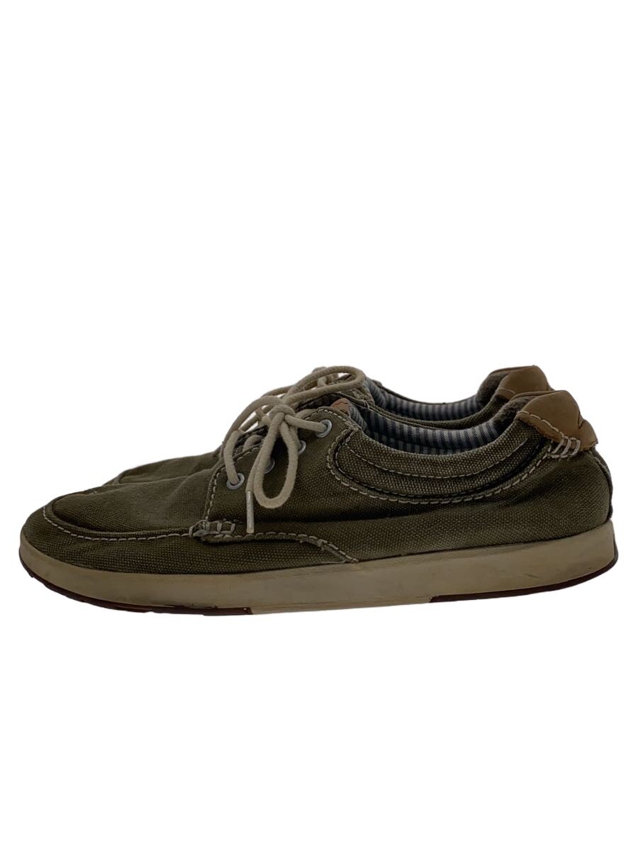 【中古】Clarks◆ローカットスニーカー/41/KHK/キャンバス/16720//【シューズ】