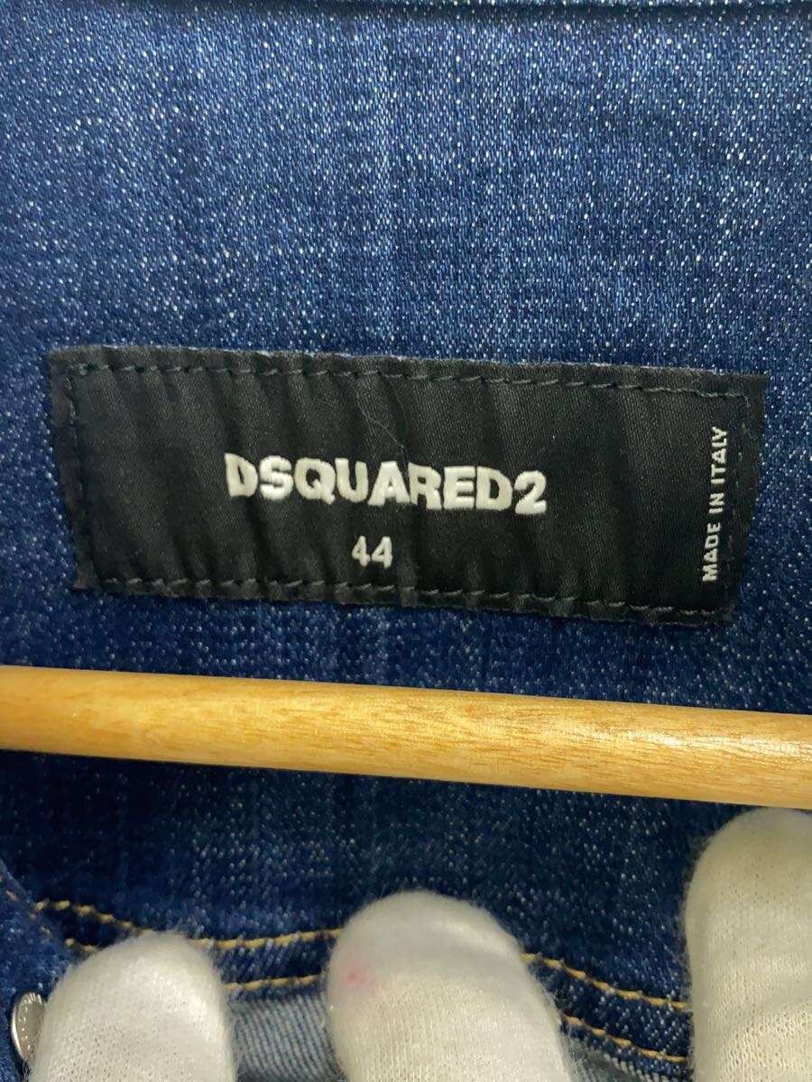 【中古】DSQUARED2◆23SS/Gジャン/44/デニム/IDG/S74AM1360【メンズウェア】