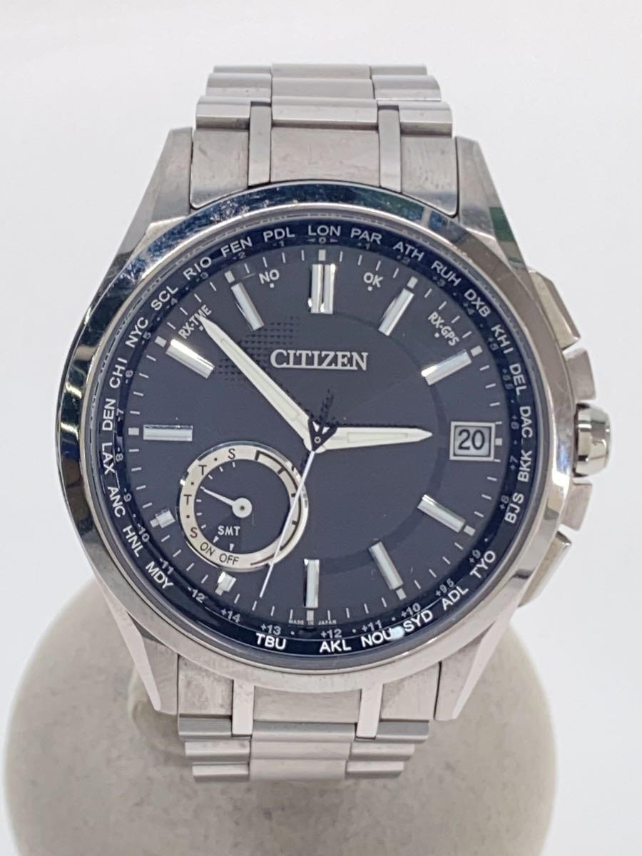 【中古】CITIZEN◆ソーラー腕時計/ア