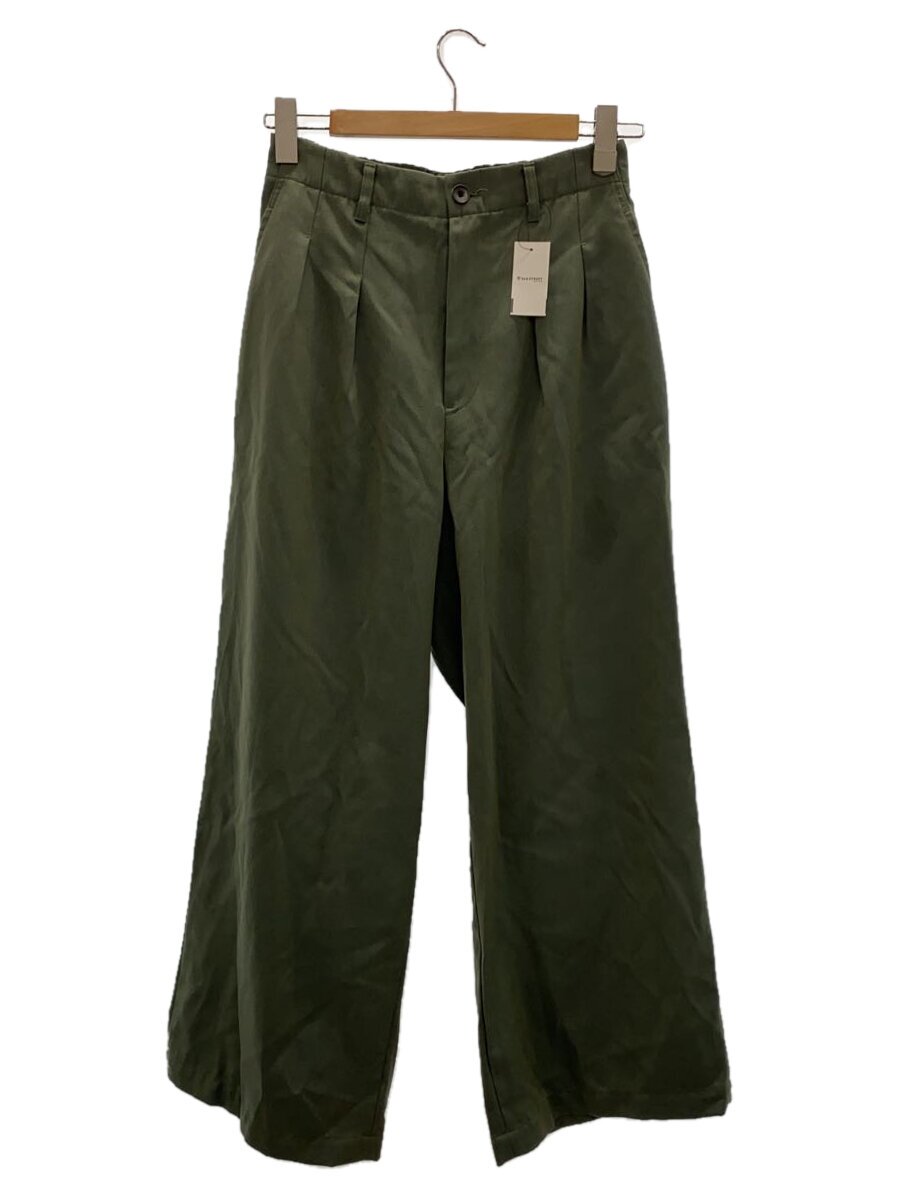 MAISON SPECIAL◆Schonherr Tow-Tuck Wide Pants/ボトム/0/ウール/KHK/11241461201