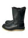 【中古】RED WING◆ペコスブーツ/--/BLK/レザー/8169//【シューズ】