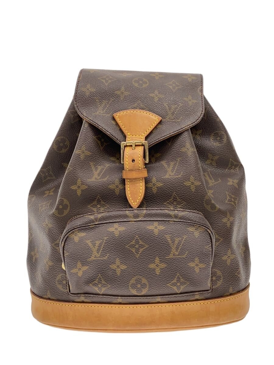 Rakuten - 【中古】LOUIS VUITTON◆ルイヴィトン/リュック/レザー/ブラウン/モノグラム/M51136//【バッグ】