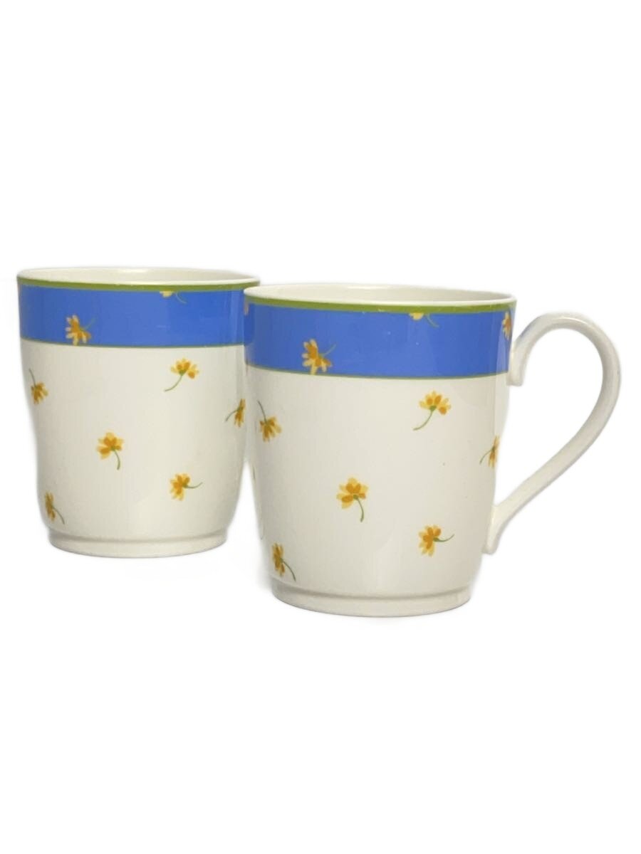 【中古】TIFFANY&Co.◆Tiffany Valley/ペアマグカップ/使用品/2点セット【キッチン用品】