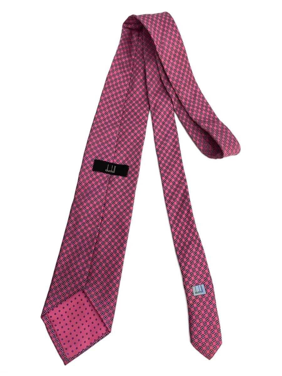 2nd STREET 楽天市場店の【中古】dunhill◆ネクタイ/シルク/PNK/総柄/メンズ【服飾雑貨他】｜アングル2