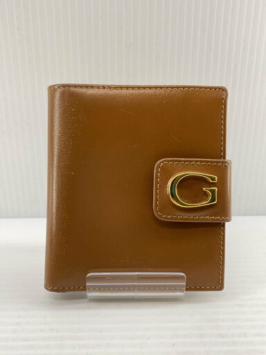 【中古】GUCCI◆OLD GUCCI/2つ折り財布/--/BRW/無地/レディース/vintage【服飾雑貨他】 【中古】GUCCI◆OLD GUCCI/2つ折り財布/--/BRW/無地/レディース/vintage【服飾雑貨他】