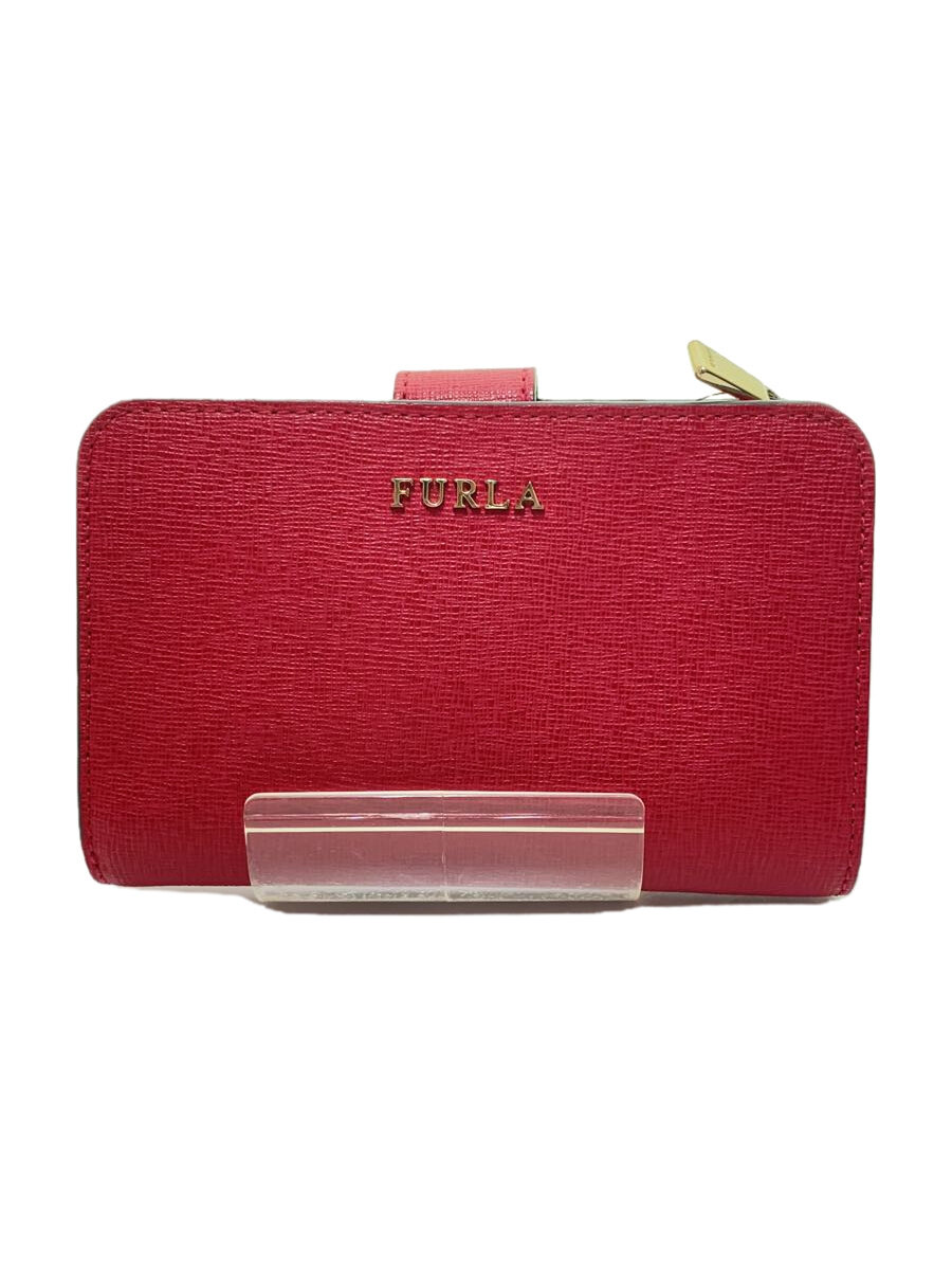 【中古】FURLA◆FURLA/2つ折り財布/レ�