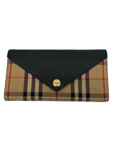 【中古】BURBERRY◆ノヴァチェック/長財布/PVC/BEG/チェック/メンズ//【服飾雑貨他】 【中古】BURBERRY◆ノヴァチェック/長財布/PVC/BEG/チェック/メンズ//【服飾雑貨他】