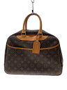 【中古】LOUIS VUITTON◆1)トゥルーヴィル_モノグラム・キャンバス_BRW/PVC/BRW【バッグ】