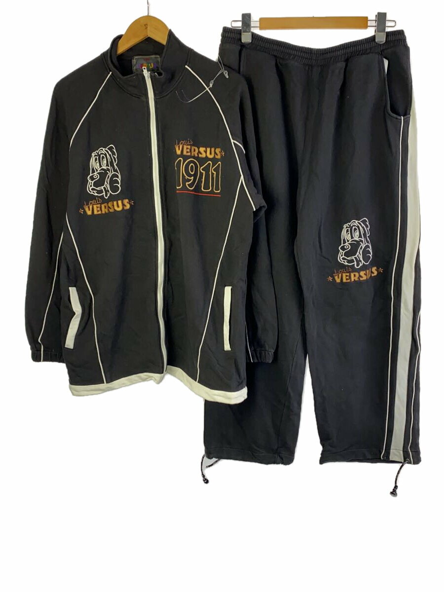 【中古】LOUIS VERSUS/セットアップ/FREE/コットン/BLK【メンズウェア】