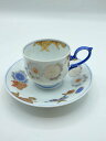 【中古】深川製磁◆カップ&ソーサー/WHT【キッチン用品】