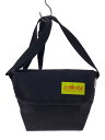 【中古】Manhattan Portage◆ショルダーバッグ/PVC/BLK/無地【バッグ】