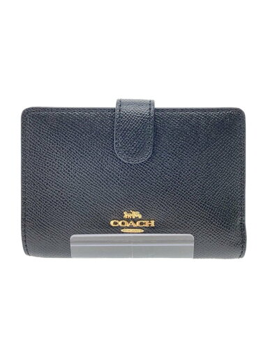 【中古】COACH◆2つ折り財布/レザー/BLK/レディース/F11484【服飾雑貨他】 【中古】COACH◆2つ折り財布/レザー/BLK/レディース/F11484【服飾雑貨他】
