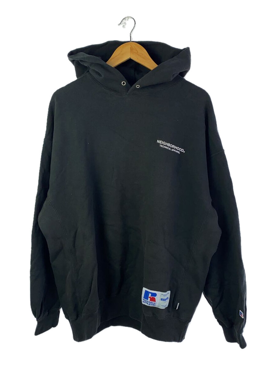 【中古】NEIGHBORHOOD◆パーカー/L/コットン/BLK【メンズウェア】