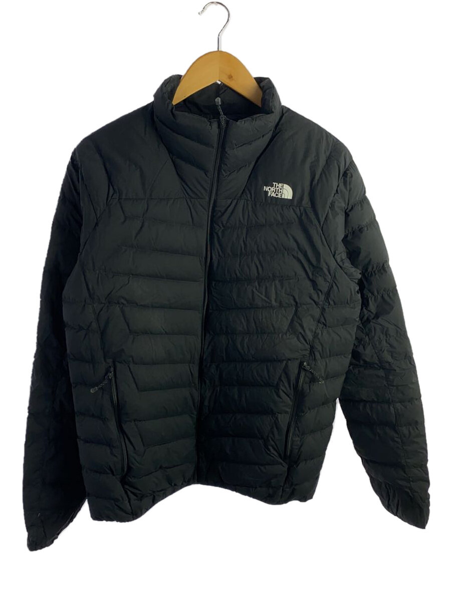 【中古】THE NORTH FACE◆THUNDER JACKET/L/ナイロン/BLK【メンズウェア】
