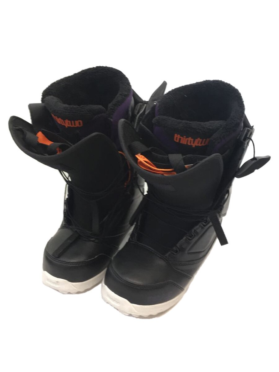 【中古】Thirty Two◆スノーボードブーツ/US6/クイックレーシング/BLK//【スポーツ】