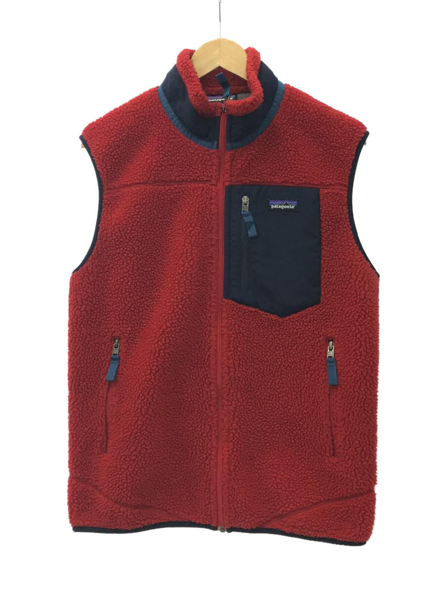 【中古】patagonia◆16AW/Classic Retro X Vest/M/ポリエステル/RED/STY23048【メンズウェア】