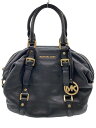 【中古】MICHAEL KORS◆バッグ/レザー/BLK/AP-1205【バッグ】