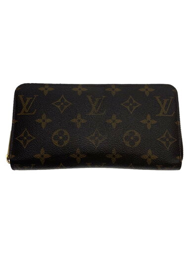 【中古】LOUIS VUITTON◆1)ジッピー・ウォレット_モノグラム・キャンバス_BRW/PVC/BRW/メンズ【服飾雑貨他】 【中古】LOUIS VUITTON◆1)ジッピー・ウォレット_モノグラム・キャンバス_BRW/PVC/BRW/メンズ【服飾雑貨他】