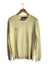 【中古】POLO RALPH LAUREN◆23AW/for BEAMS別注/Crew Neck Knit/L/コットン/CRM【メンズウェア】