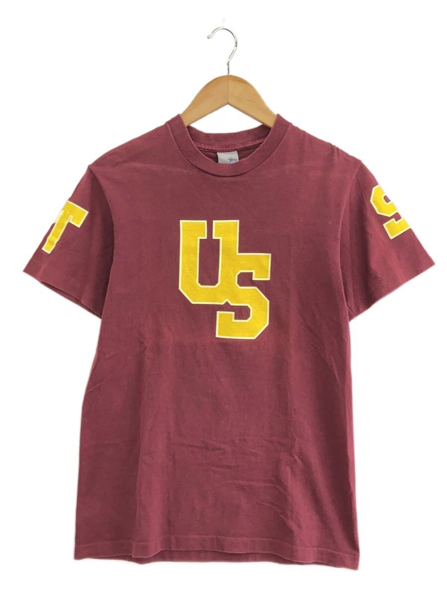 【中古】STUSSY◆90s/USA製/紺タグ/Tシャツ/S/コットン/BRD【メンズウェア】