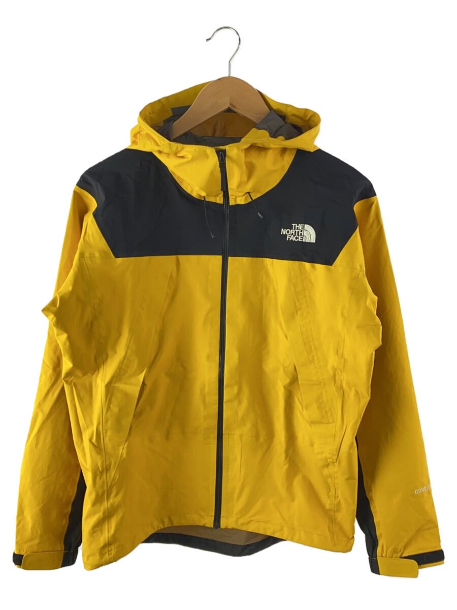 【中古】THE NORTH FACE◆CLIMB LIGHT JACKET_クライムライトジャケット/S/ナイロン/YLW//【メンズウェア】