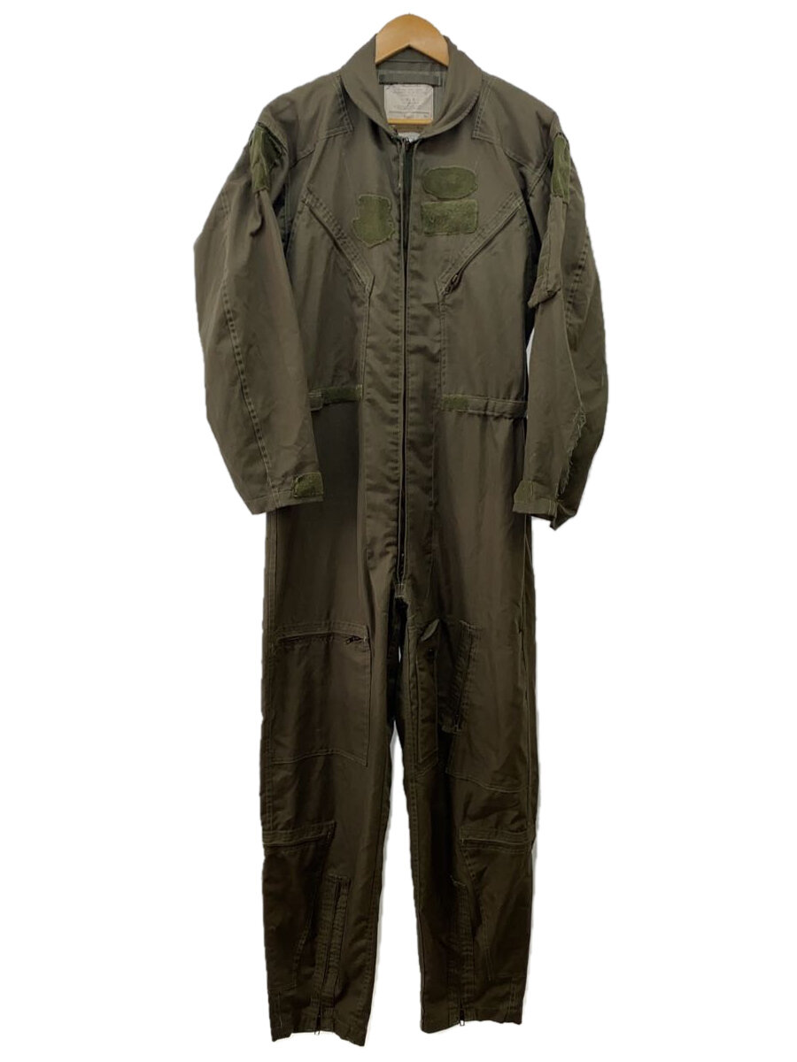 【中古】MILITARY◆オーバーオール/40/--/KHK/無地/空軍/フライトスーツ【メンズウェア】
