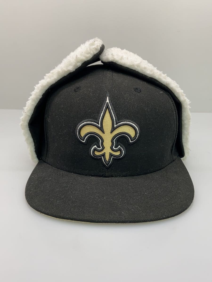 【中古】NEW ERA◆NFL/キャップ/7 1/2/BLK/メンズ【服飾雑貨他】