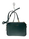 【中古】MICHAEL KORS◆ショルダーバッグ/レザー/GRN/無地【バッグ】