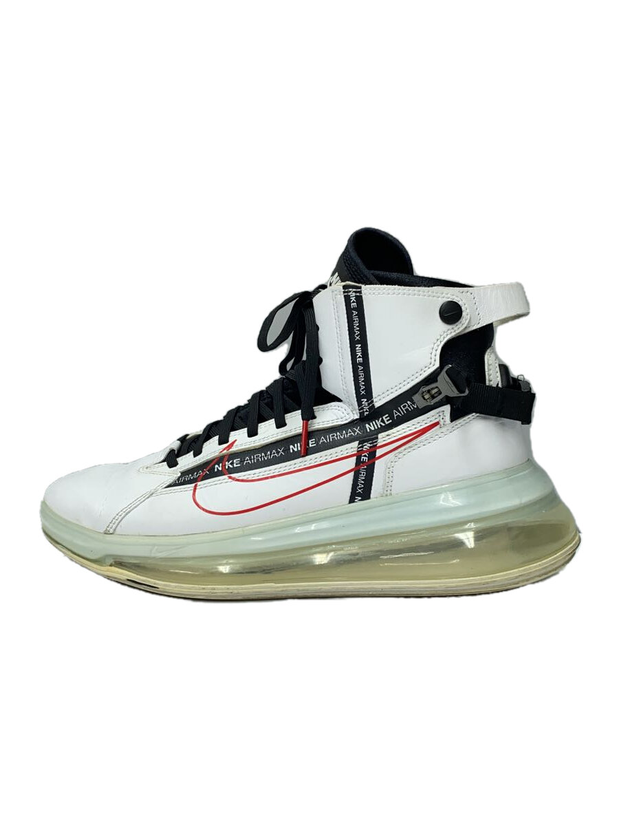 【中古】NIKE◆AIR MAX 720 SATRN/エアマックスサターン/ホワイト/AO2110-100/27.5cm/WHT【シューズ】