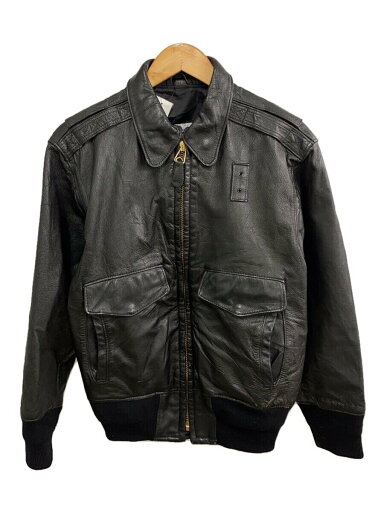 【中古】R&R/U.S.CUSTOMS SERVICE/USA製/ジャケット/S/レザー/ブラック【メンズウェア】 【中古】R&R/U.S.CUSTOMS SERVICE/USA製/ジャケット/S/レザー/ブラック【メンズウェア】