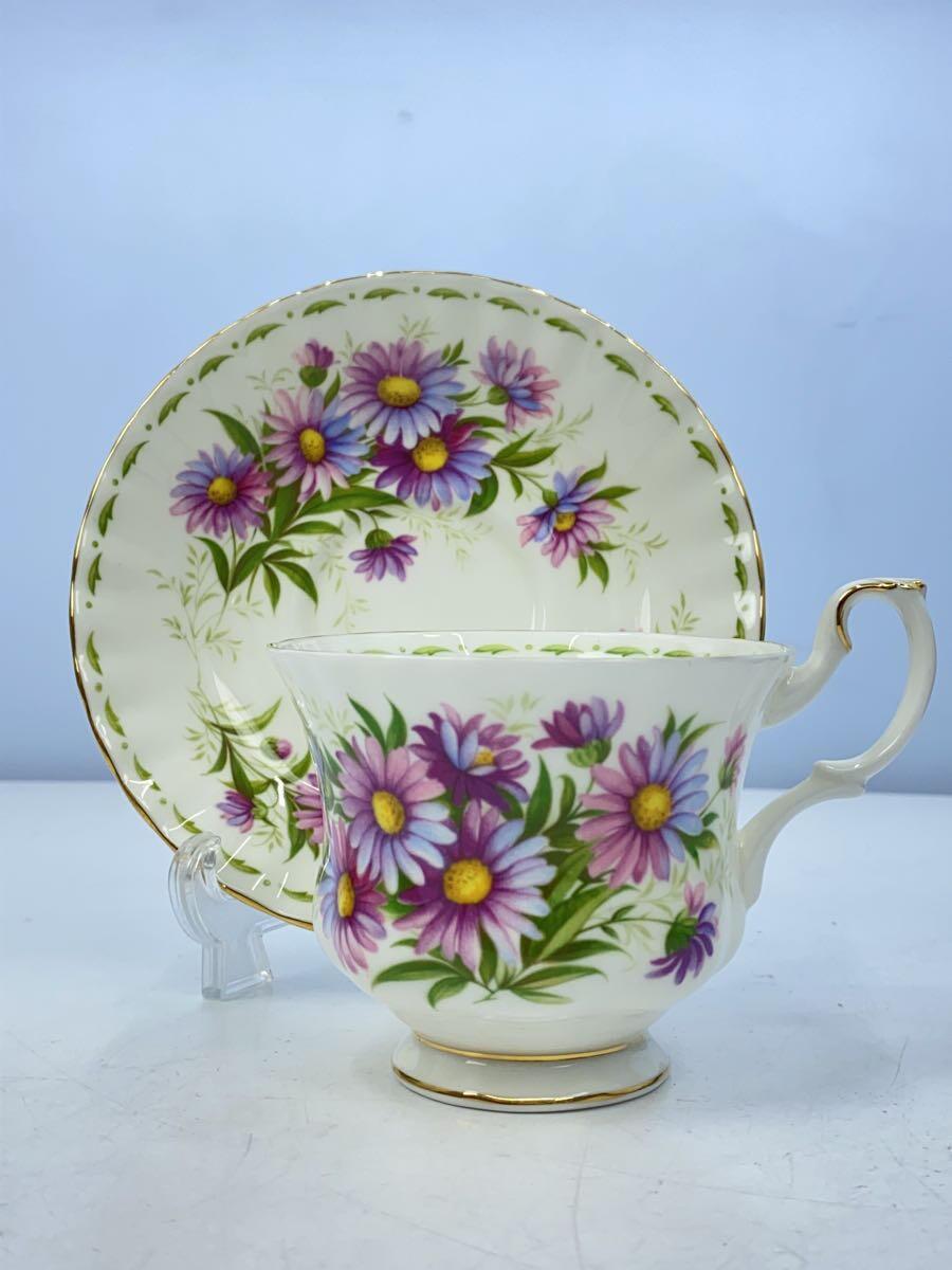 【中古】Royal Albert◆フラワーオブザマンス/9月デイジー/カップ&ソーサー【キッチン用品】