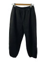 【中古】BLURHMS◆ボトム/2/ポリエステル/GRY/無地/BHS24F030【メンズウェア】