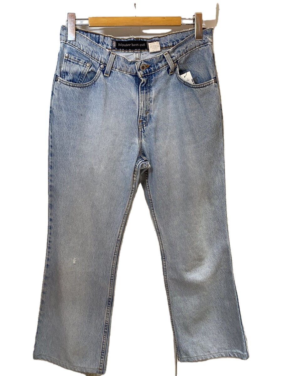 【中古】Levi’s SilverTab◆90s/573/hipster boot cut/ブーツカットパンツ/33/デニム/IDG/裾上げ有【メンズウェア】