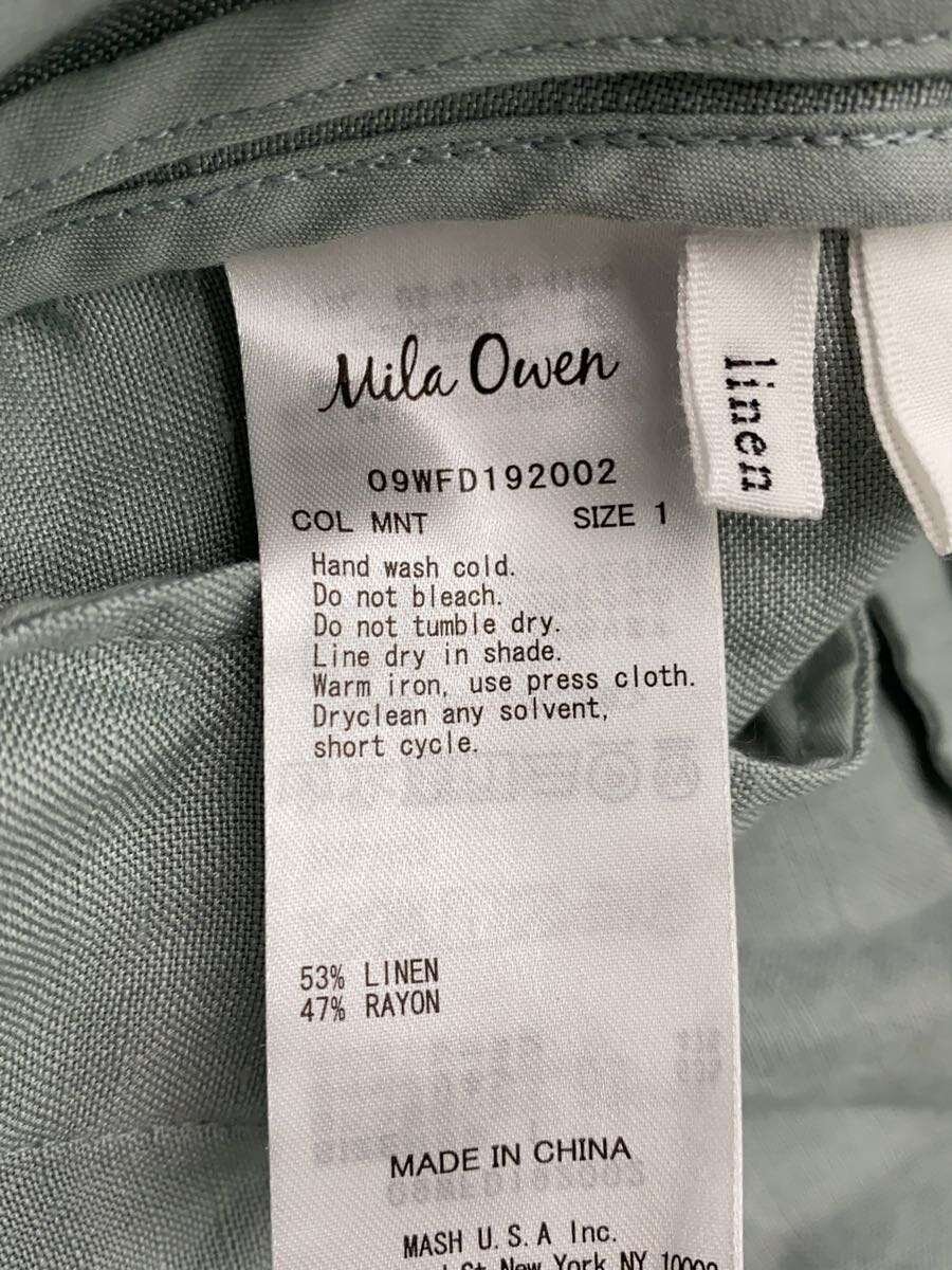 【中古】Mila Owen◆ガウンコート/1/リネン/GRN/09WFD192002【レディースウェア】 jumblestore-37942743 2nd STREET 楽天市場店 サンプル画像3