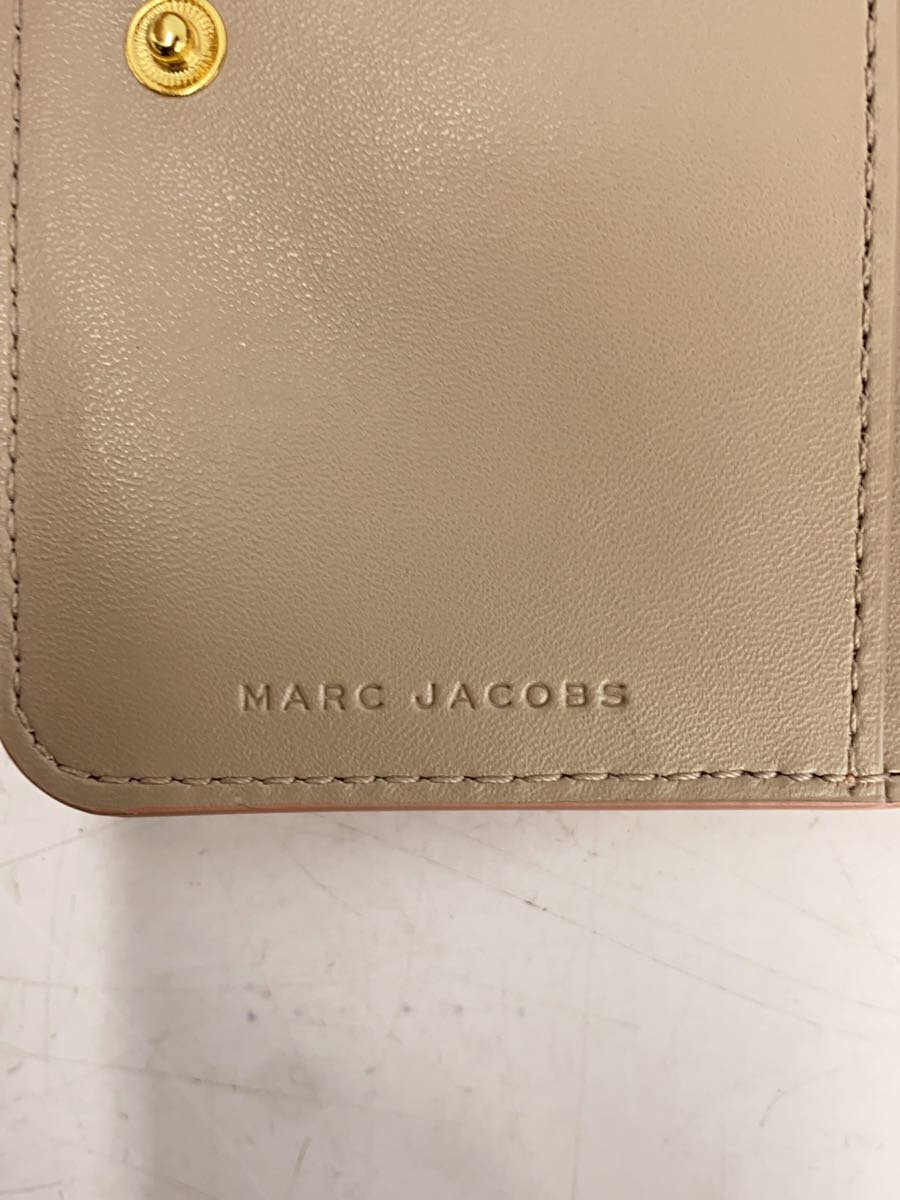 【中古】MARC JACOBS◆2つ折り財布/レーヨン/PNK/無地/レディース//【服飾雑貨他】