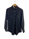 【中古】San Francisco Shirt Shop/30s/ウエスタン/長袖シャツ/--/ウール/BLK//【メンズウェア】