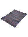 【中古】Johnston’s Of Elgin◆マフラー/カシミア/BLU/チェック/メンズ【服飾雑貨他】
