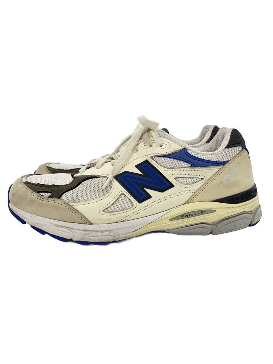 NEW BALANCE◆M990WB3/ホワイト/27.5cm/WHT