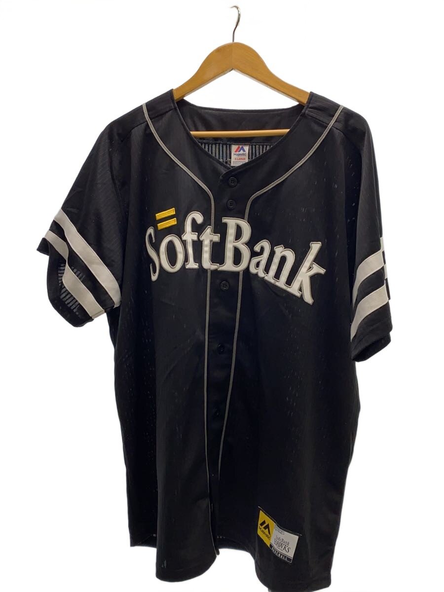 【中古】Majestic◆スポーツウェアー/XL/BLK/ソフトバンク/モイネロ/野球【スポーツ】