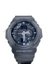 【中古】CASIO◆クォーツ腕時計・G-SHOCK/デジアナ/ラバー/BLK/BLK/SS【服飾雑貨他】(2)