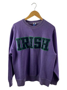 【中古】Champion◆90s/ノートルダム大学/USA製/IRISH/スウェット/L/コットン/PUP/無地【メンズウェア】