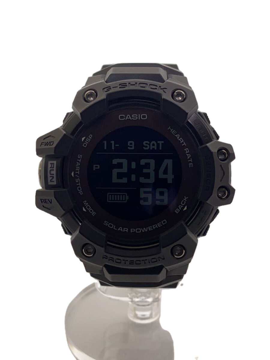【中古】CASIO◆ソーラー腕時計_G-SHOCK/デジタル/ラバー/BLK【服飾雑貨他】