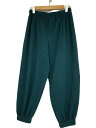 【中古】HOMME PLISSE ISSEY MIYAKE◆ストレートパンツ/1/ポリエステル/グリーン/無地/HP93JF129【メンズウェア】