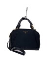 【中古】MICHAEL KORS◆ハンドバッグ/PVC/BLK/無地/30f9g0hs1//【バッグ】(4)