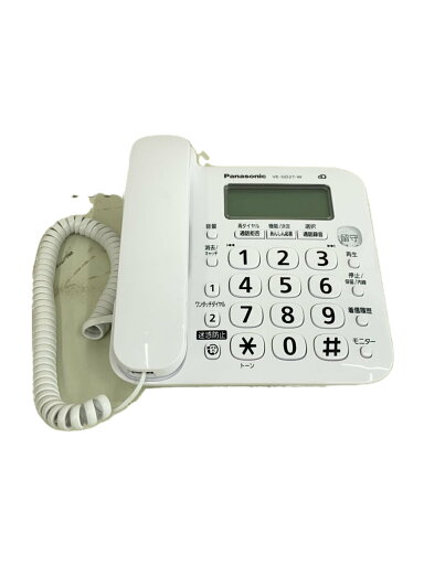 【中古】Panasonic◆電話機 VE-GD27DL-W【家電・ビジュアル・オーディオ】 【中古】Panasonic◆電話機 VE-GD27DL-W【家電・ビジュアル・オーディオ】