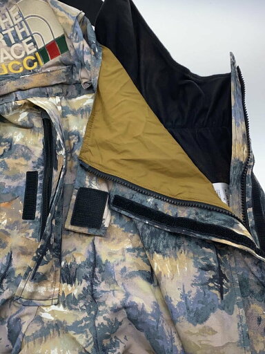 【中古】GUCCI◆21AW/オーバーオール/XL/ポリエステル/マルチカラー/カモフラ/663768【メンズウェア】