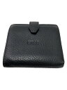 【中古】BREE◆2つ折り財布/レザー/BLK/メンズ【服飾雑貨他】